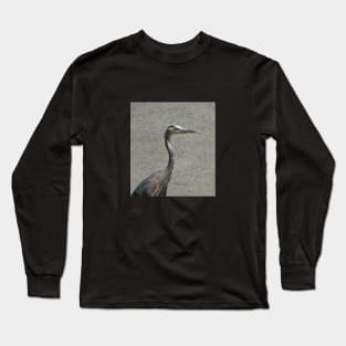Driveway heron Long Sleeve T-Shirt